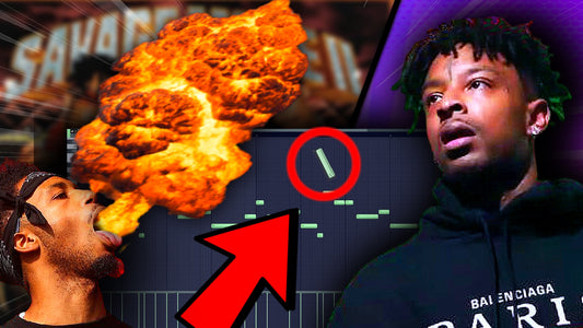 HOW METRO BOOMIN MAKES SIMPLE BEATS FOR 21 SAVAGE "SAVAGE MODE 2" FROM SCRATCH | FL STUDIO Tutorial